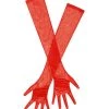 Miss Circle Qira Poinciana Mesh Opera-length Gloves Accessories