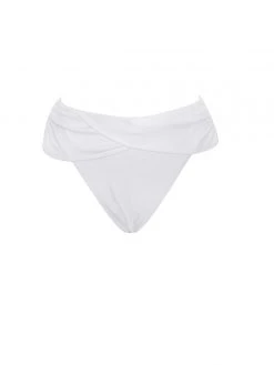 Miss Circle Raegan White Halter Neck Bikini Bottom