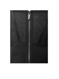 Miss Circle Corsets Gretta Black Mesh Corset Satin Dress