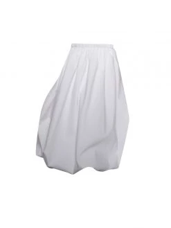 Miss Circle New In Kasey White Lace Up Halter Neck Puff Sleeve Dress