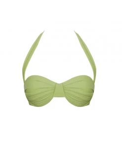Miss Circle Raegan Green Halter Neck Bikini Top Swim Collection