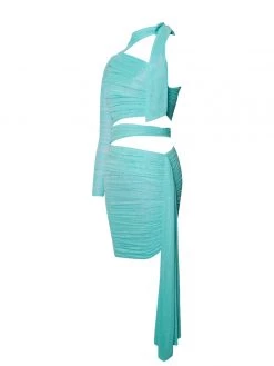 Miss Circle Camille Mint Cutout Mesh Mini