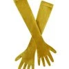Miss Circle Gowns Ozella Gold Velvet Opera-length Gloves