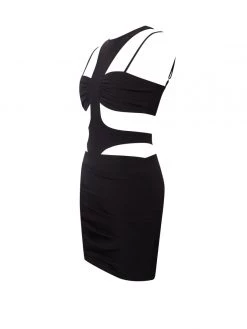 Miss Circle Ruthie Black Cutout Dress New In