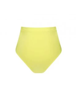 Miss Circle Paradise High Slit Yellow Chiffon Maxi Dress Dresses