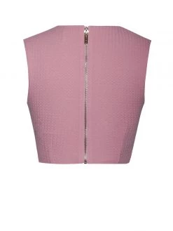 Miss Circle Corsets Be With Me Pink Stretch Knit Corset Top