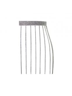 Miss Circle Metallic Crystal Fringe Skirt Waist Chain