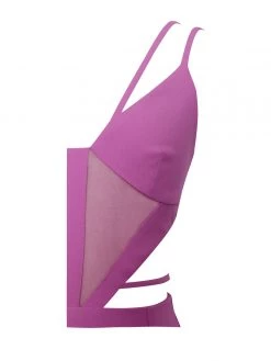 Miss Circle Neva Fuchsia Cutout Strappy Jumpsuit