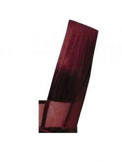 Miss Circle Yanis Burgundy Velvet Mesh Corset Gown Corsets