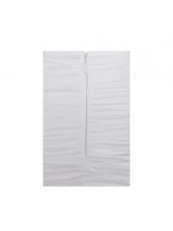 Miss Circle Bottoms Ohana White Ruched Skirt