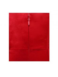 Miss Circle Zayda Red High Slit Corset Satin Gown