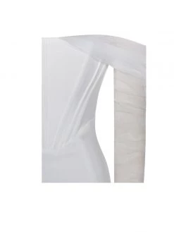 Miss Circle Corsets Zofia White Off Shoulder Mesh Sleeve Corset Dress