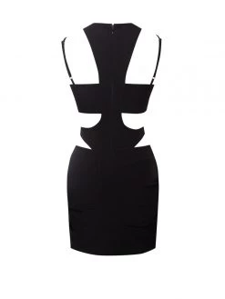 Miss Circle Ruthie Black Cutout Dress New In