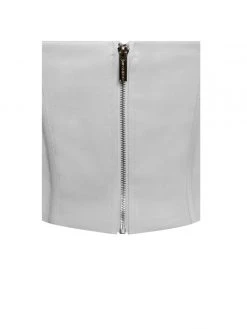 Miss Circle Teyana White Satin Corset Top