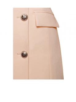 Miss Circle Rafa Blush Off Shoulder Crepe Blazer Dress Dresses