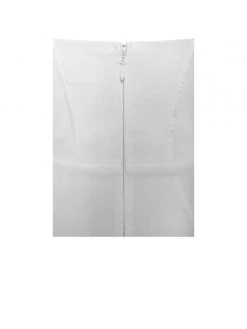 Miss Circle Sarina White Satin Corset Jumpsuit Corsets