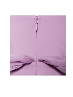 Miss Circle Sherlyn Mauve Off Shoulder Flared Crepe Jumpsuit New In