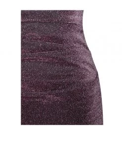 Miss Circle Yulisa Rose Gold Metallic Puff Sleeve Dress Dresses