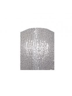 Miss Circle Tasha Silver Sequin Jumpsuit With Waist Tie