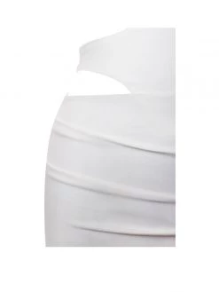 Miss Circle Ruthie White Cutout Dress Dresses
