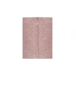 Miss Circle Sorrel Rose Gold Ruched Chiffon Long Maxi Dress