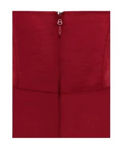 Miss Circle Corsets Brigid Red Satin Corset Dress