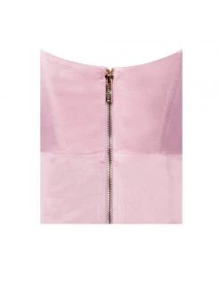 Miss Circle Camila Pink Satin Corset Dress With Crystals Corsets