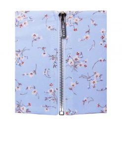 Miss Circle Nora Light Blue Flora Corset Top Corsets