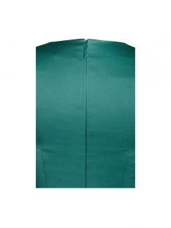 Miss Circle Dresses Faye Emerald Green Long Sleeve Satin Dress