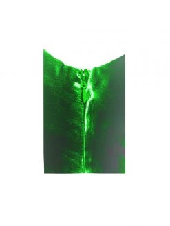 Miss Circle Dresses Montego Green Satin Side Slit Dress