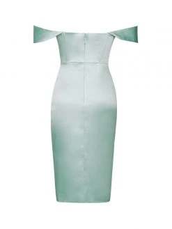 Miss Circle Hedy Mint Satin Corset Dress Corsets