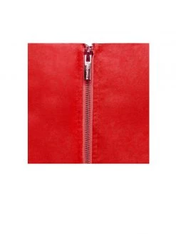 Miss Circle Corsets Nyla Red Satin Corset Dress With Crystals