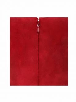 Miss Circle Onika Red Satin And Crepe Jumpsuit New In