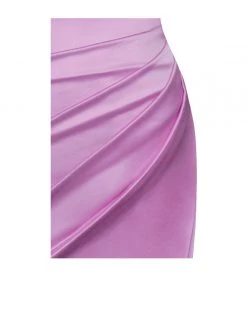 Miss Circle Hedy Light Orchid Satin Corset Dress