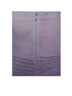 Miss Circle Flora Purple Mesh Long Sleeve Dress Dresses