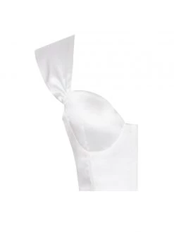 Miss Circle Hedy White Satin Corset Dress Corsets