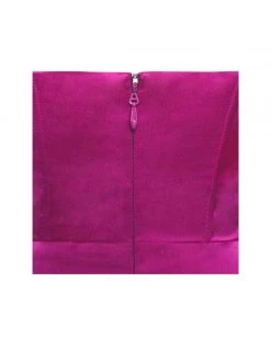 Miss Circle Corsets Zarah Fuchsia High Slit Corset Satin Dress