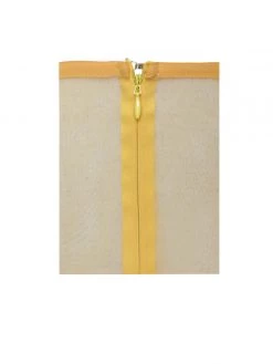 Miss Circle Back In Style Orange Silk Pleated Corset High Slit Maxi Dress