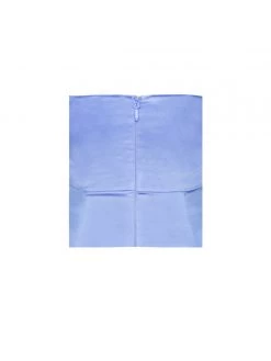 Miss Circle Lilian Blue High Slit Satin Dress Dresses