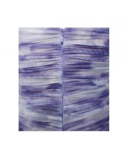 Miss Circle Sale Quincee Lavender Mesh Print Cutout Lace Up Dress