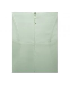 Miss Circle Uma Mint Sheer Mesh Sleeve Crepe Corset Dress