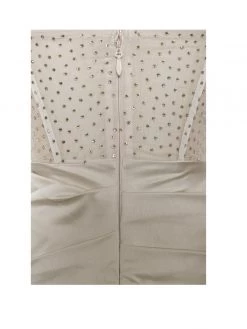 Miss Circle Noemie Champagne Crystal Corset Satin Gown Corsets