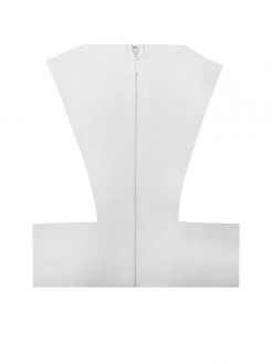 Miss Circle Ruthie White Cutout Dress Dresses