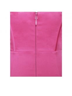 Miss Circle Penina Pink Mesh Sleeve Satin Corset Dress Corsets