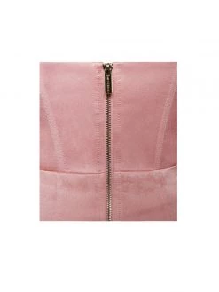 Miss Circle Corsets Everlee Blush Mesh Sleeve Satin Corset Dress