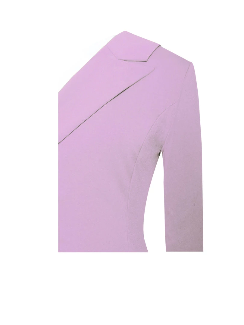 Miss Circle Zola Mauve One Sleeve Blazer Dress Sale