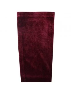 Miss Circle Ozella Burgundy Velvet Opera-length Gloves