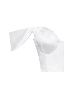 Miss Circle Hedy White Satin Corset Dress Corsets