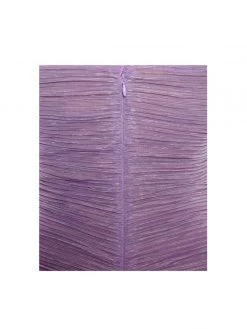 Miss Circle Parris Purple Cutout Ruched Chiffon Maxi Dress Dresses