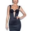 Miss Circle Corsets Amari Black Satin Corset Dress